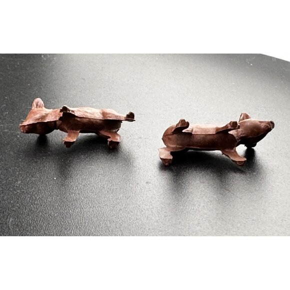 Allstate Marx Happi Time Farm Playset 1959 Auburn Red 2 Pigs Tim Mee PPC - Picture 12 of 12